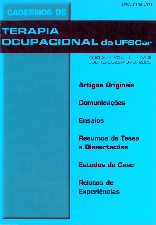 					Visualizar v. 11 n. 2 (2003)
				