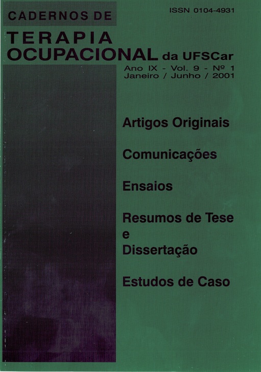 					Visualizar v. 9 n. 1 (2001)
				
