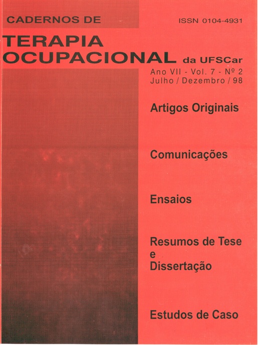 					Visualizar v. 7 n. 2 (1998)
				